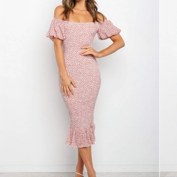 Petal and Pup Rubik Dress (red and pink), size 4 - Picture 2 of 8